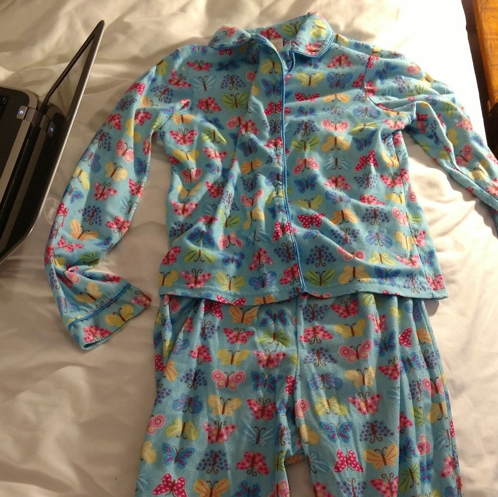Child's butterfly pajama set